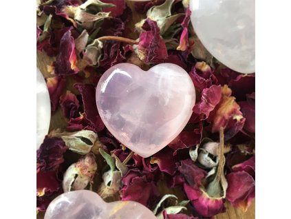 Rose Quartz Heart 500x500