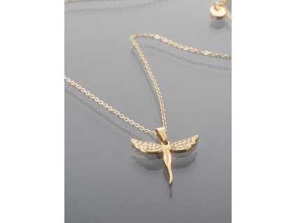 Luxusní náhrdelník z chirurgické oceli anděl