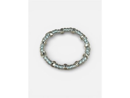 Prstýnek z korálků modrý