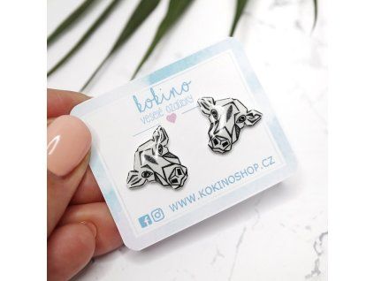 Náušnice Krávy pecky Kokino