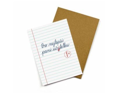 Blahopřání Pro paní učitelku - ePipi