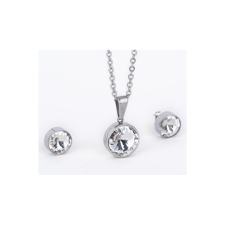 Prosperk Souprava ocelová s krystaly S0244