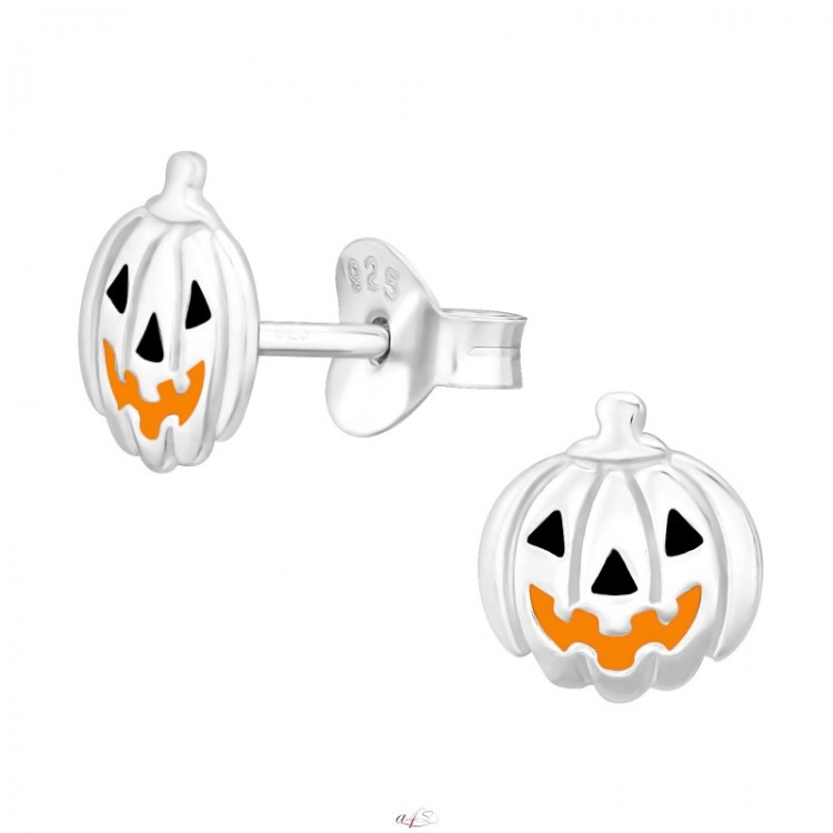 Prosperk Stříbrné náušnice pecky Halloween S0425