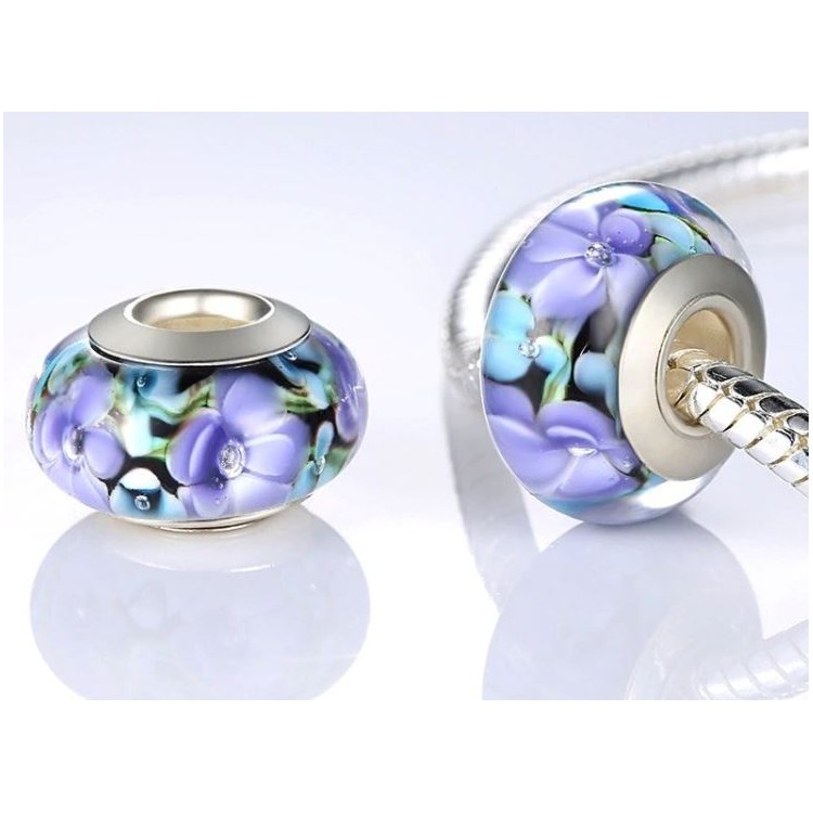 Prosperk Korálek na náramek květinový S0632