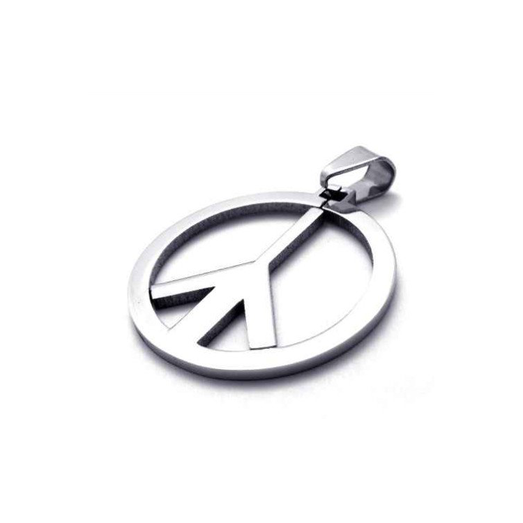 Prosperk Přívěsek ocelový peace S0675