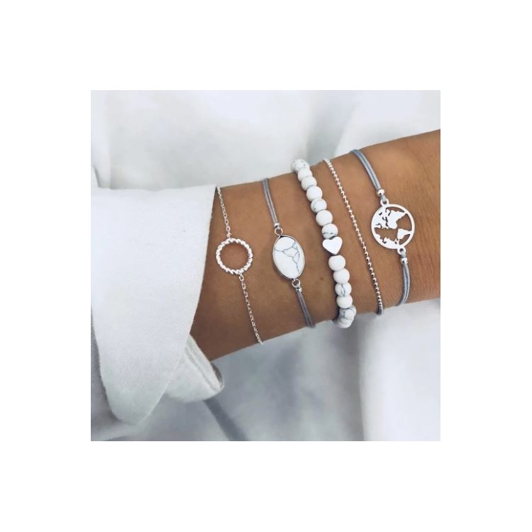 Prosperk Náramky Howlit gray S0765