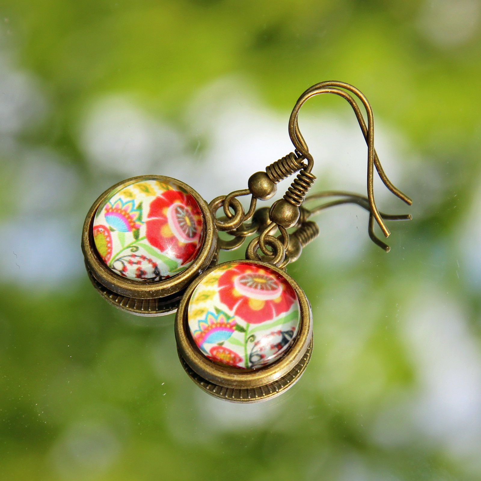 CircusMind Náušnice letní louka S1074