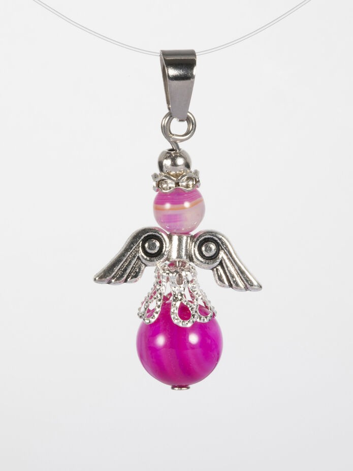 Prosperk Přívěsek z minerálu Andílek Minerál: Modrý achát 15780/MOD