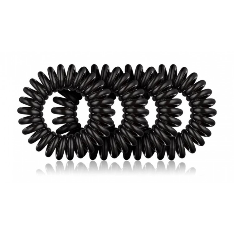 Prosperk Kroucené gumičky do vlasů - černé S1290