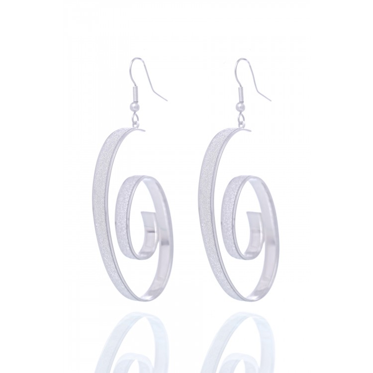 Prosperk Náušnice třpytivé spirály S1479