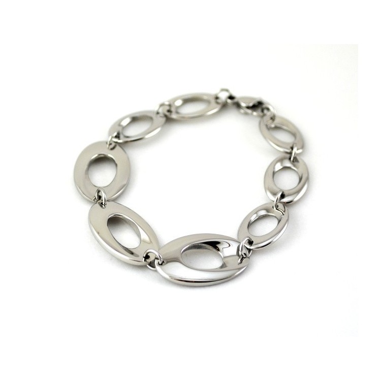 Prosperk Náramek dámský ocelový oval S1627