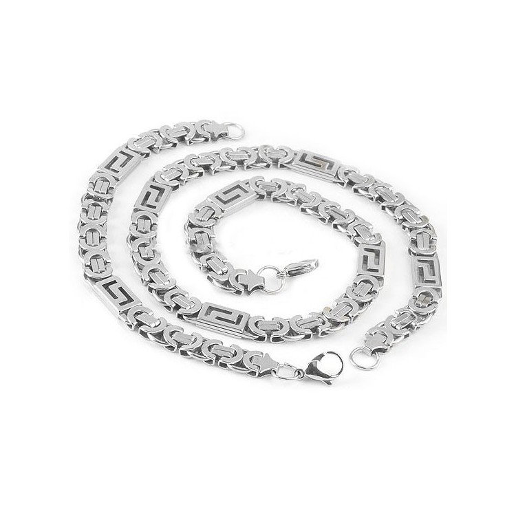 Prosperk Pánská souprava ocelová masivní plochá S1654