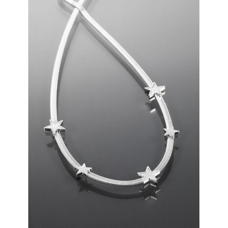 Prosperk Řetízek z chirurgické oceli s hvězdičkami S1799