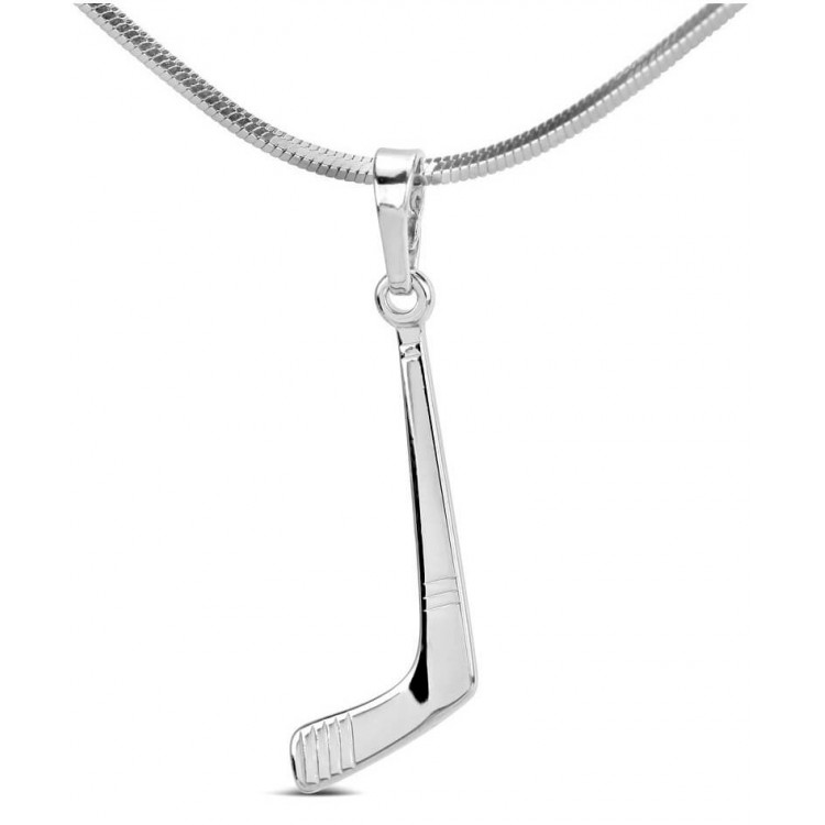 Prosperk Přívěsek ocelový hokejka Barva: Stříbrná