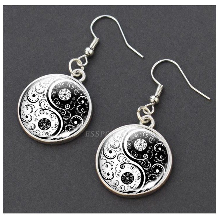 Prosperk Náušnice jin jang S1847