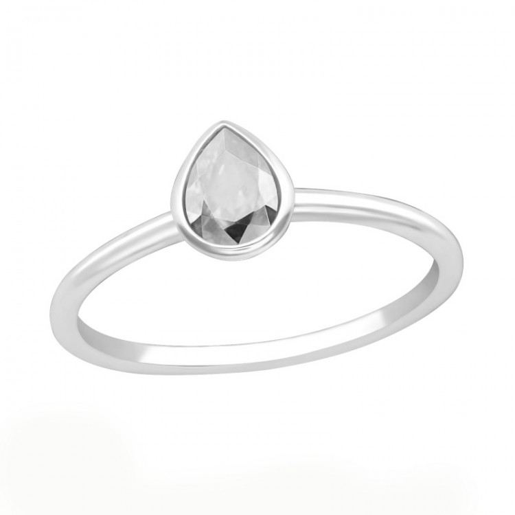 Prosperk Prstýnek ocelový slza Velikost prstenů: 6 (EU: 51-53) 17631/6 -