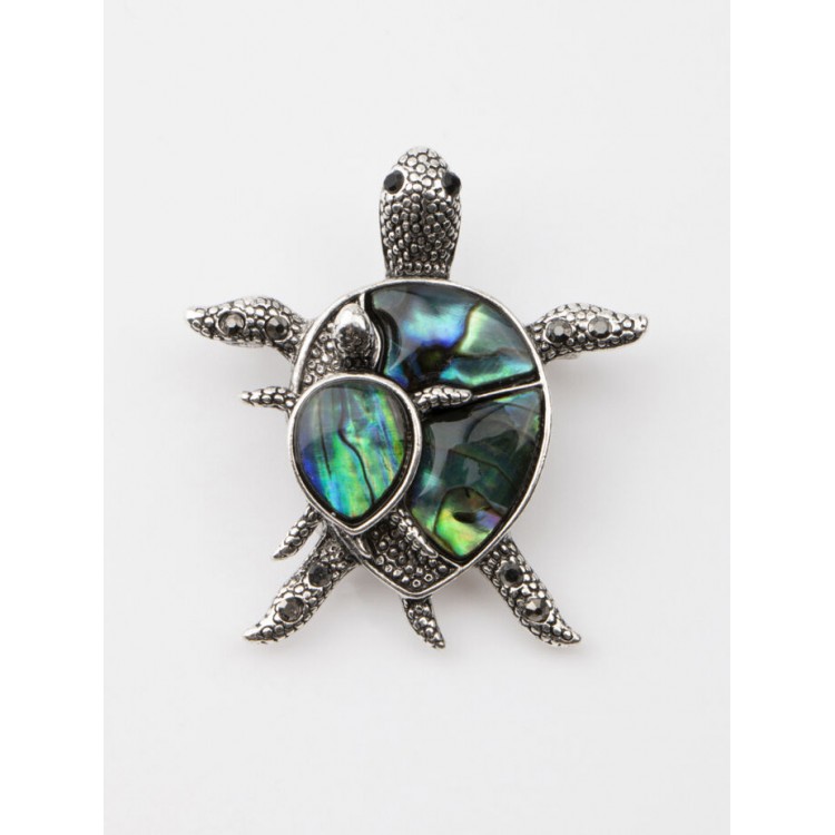 Prosperk Brož z Paua mušle Želva s želvičkou S1887