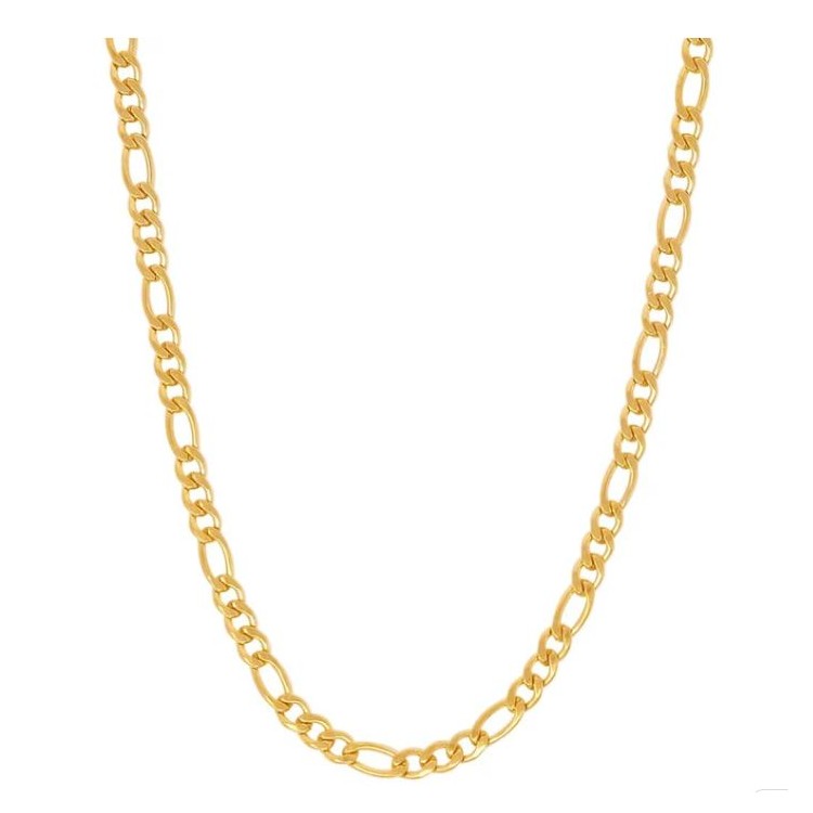 Prosperk Řetízek ocelový figaro zlatý S1909