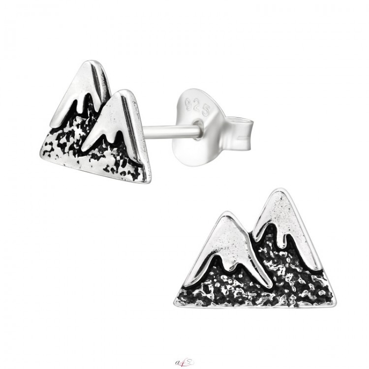 Prosperk Stříbrné náušnice pecky hory stříbro S2011