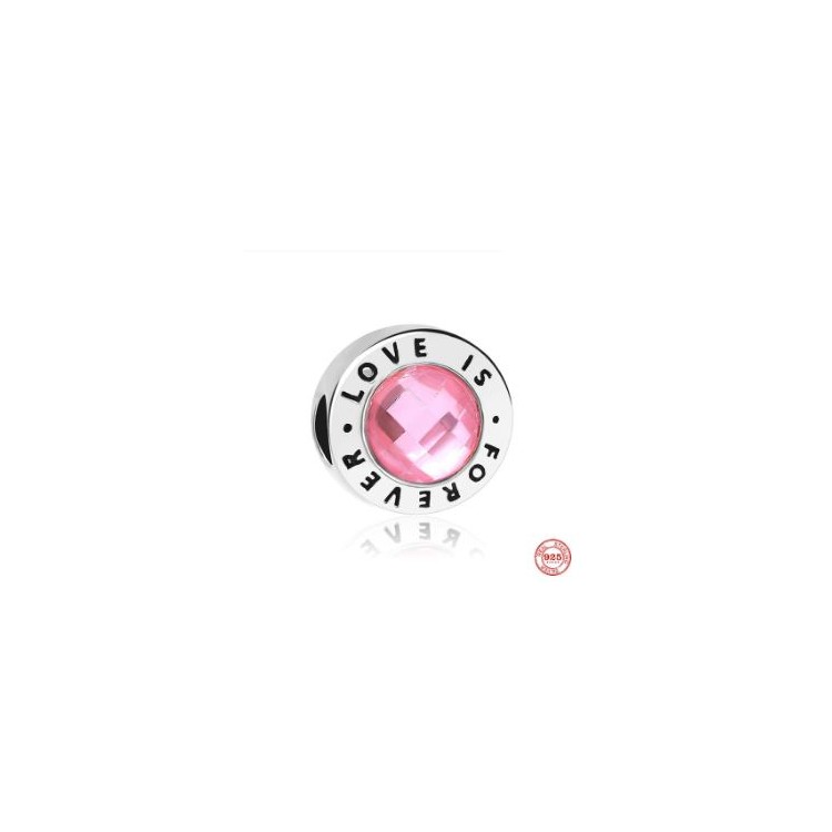 Prosperk Korálek stříbrný na náramek love is forever S2135