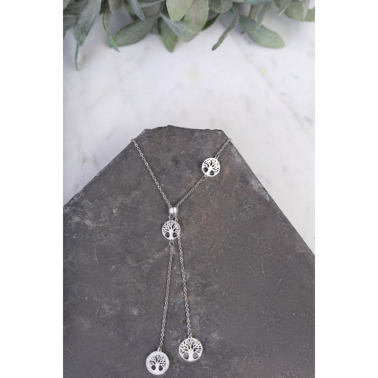 Prosperk Ocelový řetízek Strom života dvojitý S2205