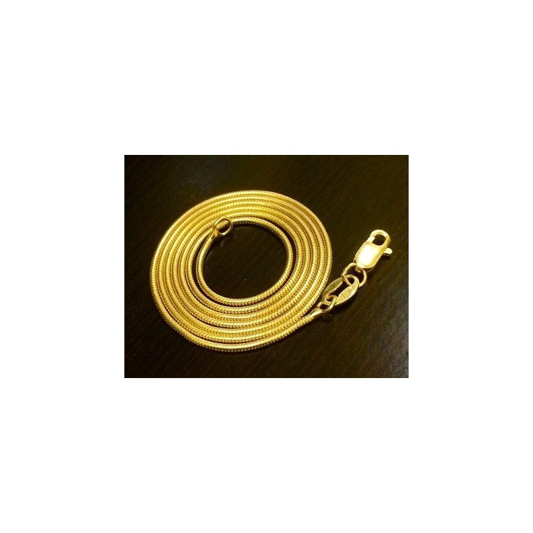 Prosperk Řetízek ocelový zlaté lanko 50cm S2283