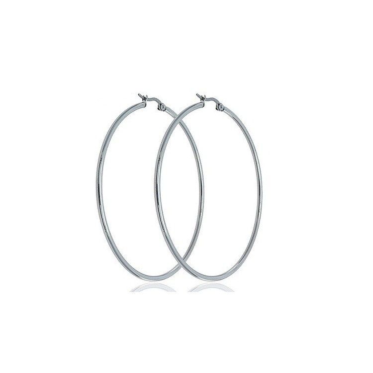 Prosperk Náušnice kruhy 7cm S2465