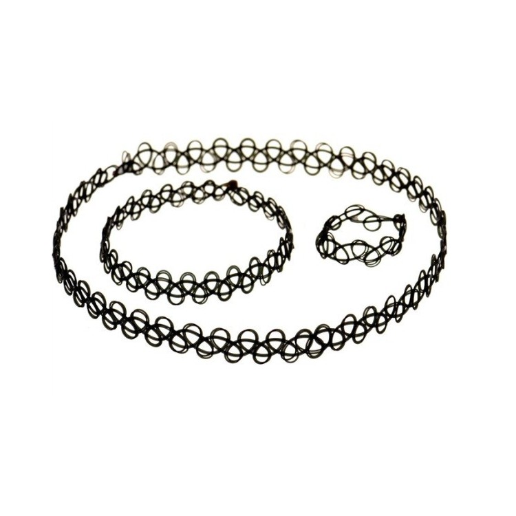 Prosperk Souprava tetování Choker Barva: Oranžová 19656/ORA