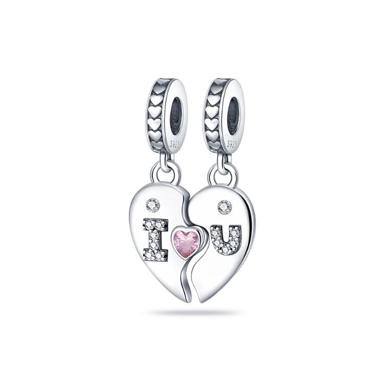 Prosperk Korálek na náramek I love you dvojitý S2559