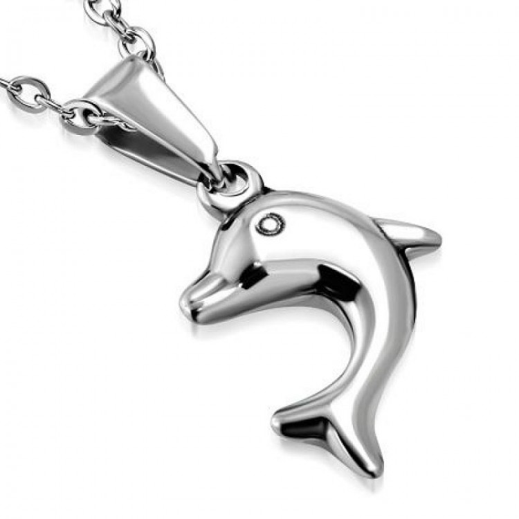 Prosperk Přívěsek ocelový delfín S2631