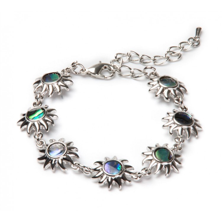 Prosperk Náramek květinový Paua perleť S2691