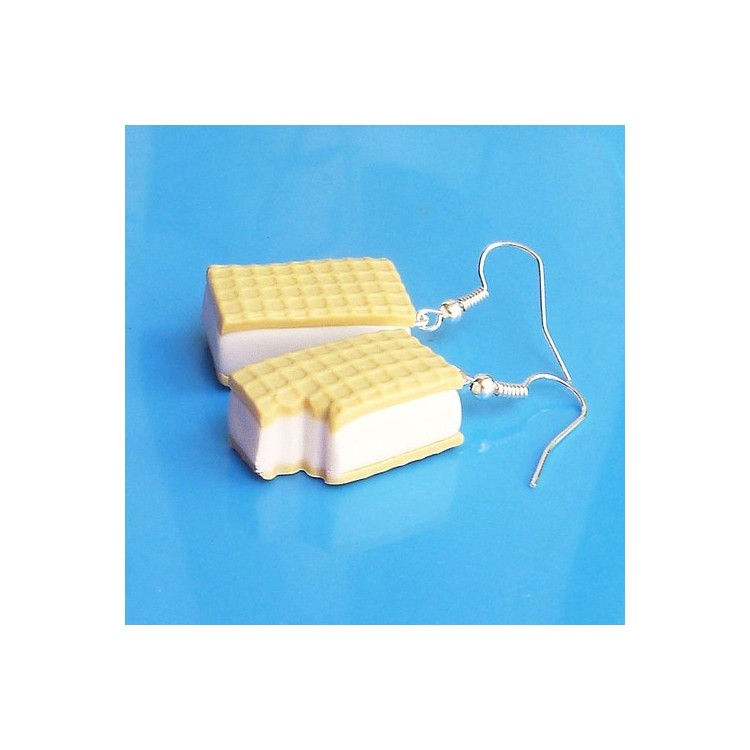 CircusMind Sladké náušnice Fimo - ruské zmrzliny S2723