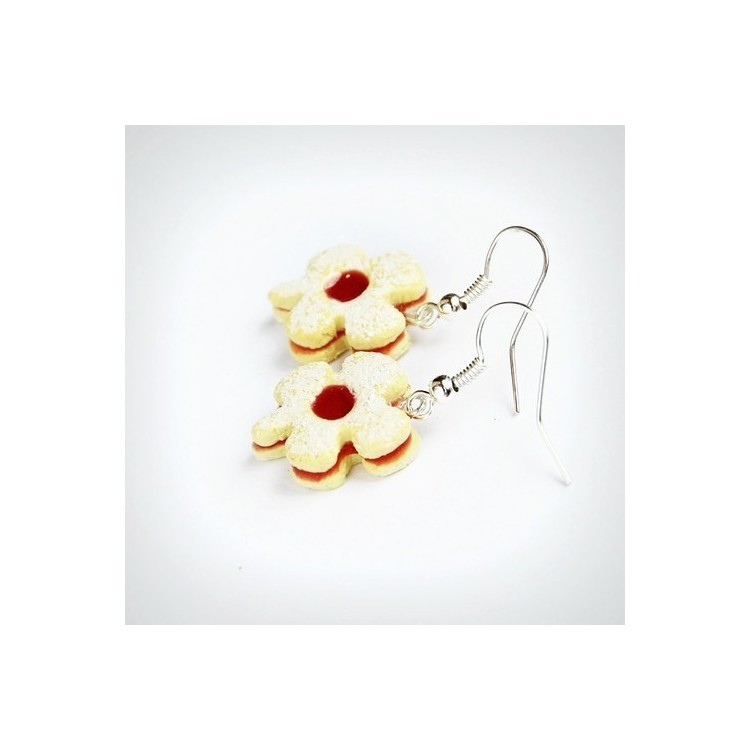 CircusMind Sladké náušnice Fimo - linecké čtyřlístky S2752