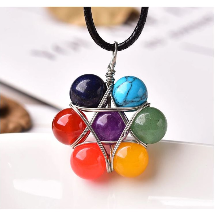 Prosperk Přívěsek z minerálů čakrový S3203