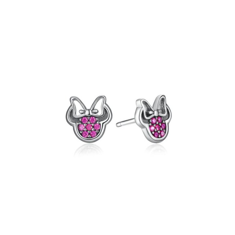 Prosperk Dětské stříbrné náušnice Minnie S3271