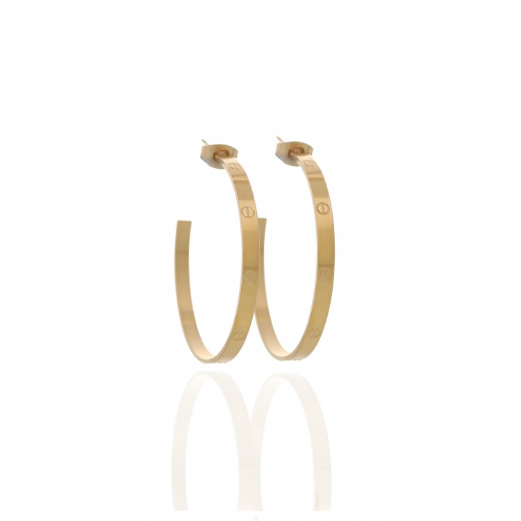 Prosperk Náušnice ocelové kruhy pro kutilky S3364