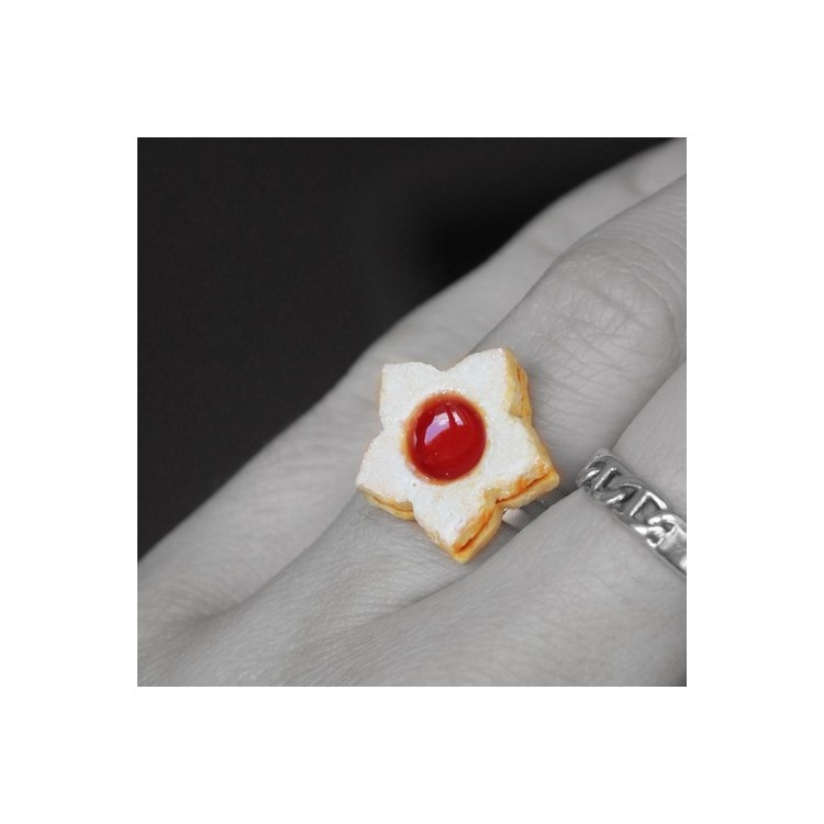 CircusMind Prsten fimo - linecká kytička S3485