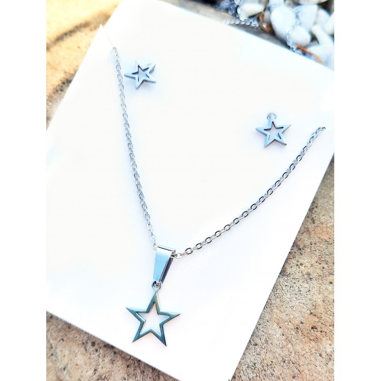 Prosperk Ocelová souprava hvězdičky S3533