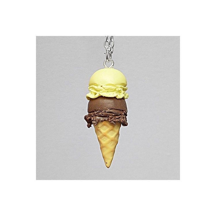 Prosperk Řetízek s přívěskem Fimo - kopečková zmrzlina S3762