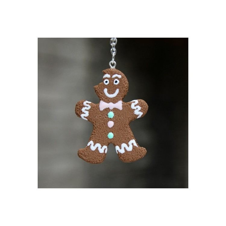 Prosperk Řetízek s přívěskem Fimo - perníček S3960