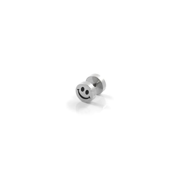 Prosperk Piercing plug ocelový smajlík S3995