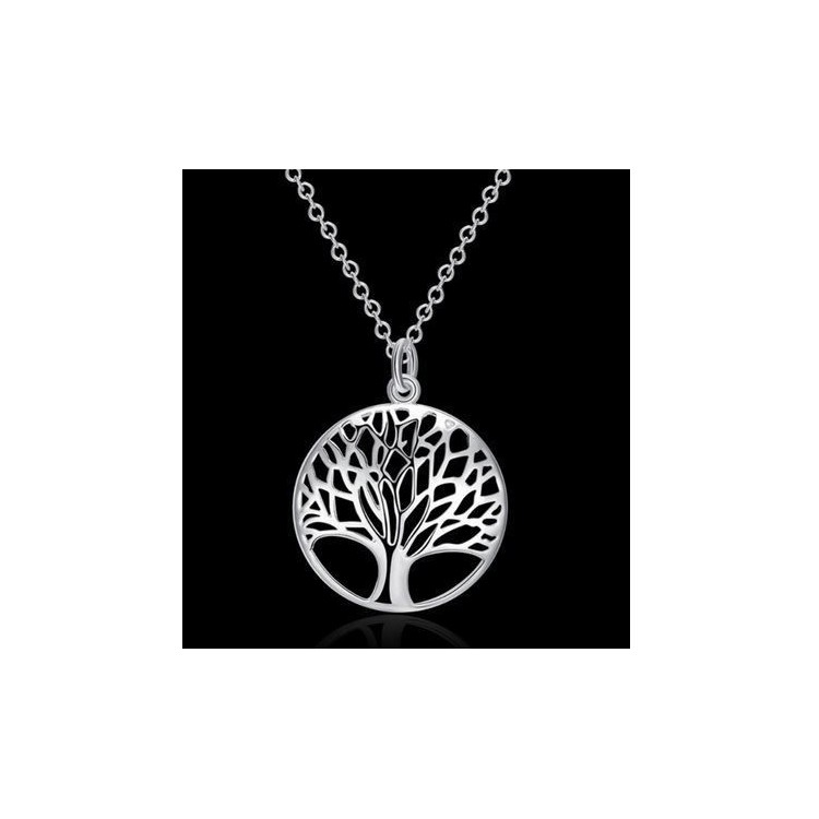 Prosperk Řetízek ocelový s přívěskem - strom života S4029