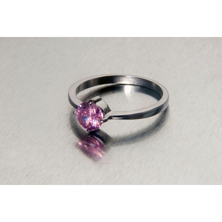 Prosperk Prstýnek růžový zirkon Velikost prstenů: 6 (EU: 51-53) 24411/6 -