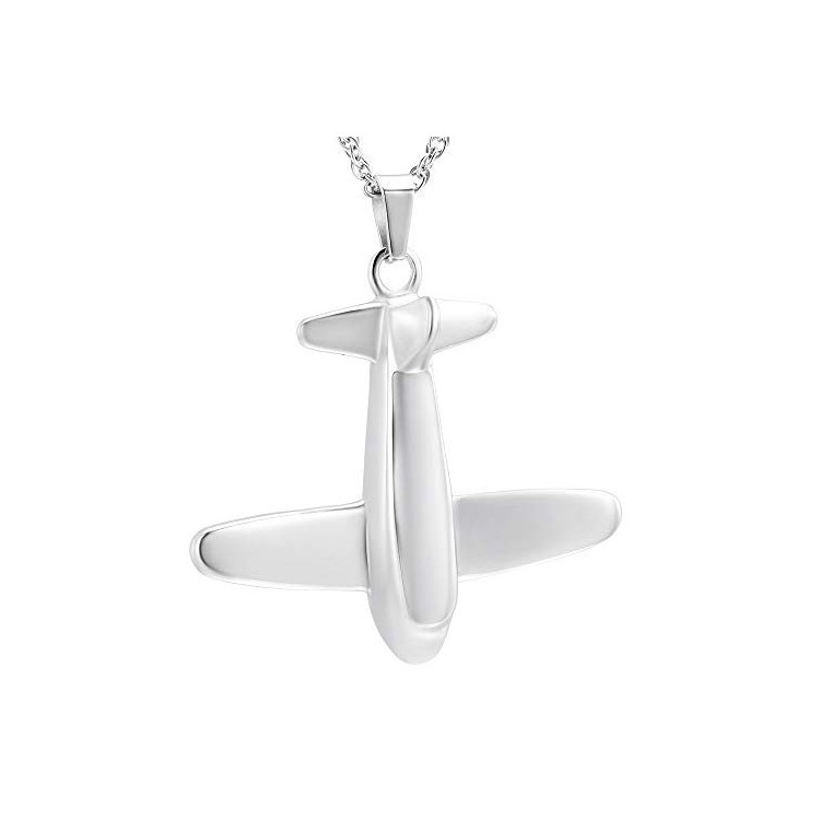 Prosperk Přívěsek na řetízek letadlo ocelový S4602