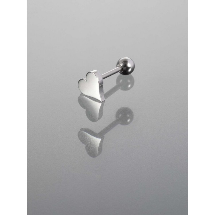 Prosperk Náušnice piercing srdíčko hladké S4610