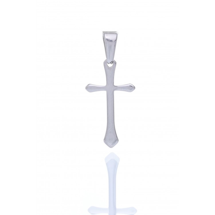 Prosperk Přívěsek ocel křížek malý S4683