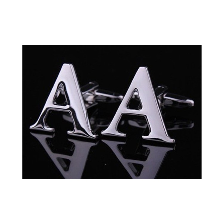 Prosperk Náušnice pecky ocelové písmenko A S4919