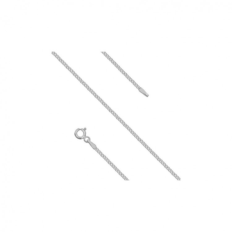 Prosperk Stříbrný plochý řetízek 45cm šíře 1,6mm S4942