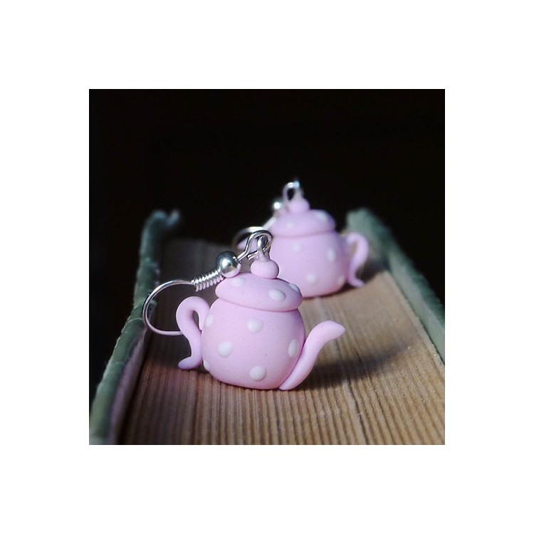 CircusMind Náušnice Fimo konvičky S5062