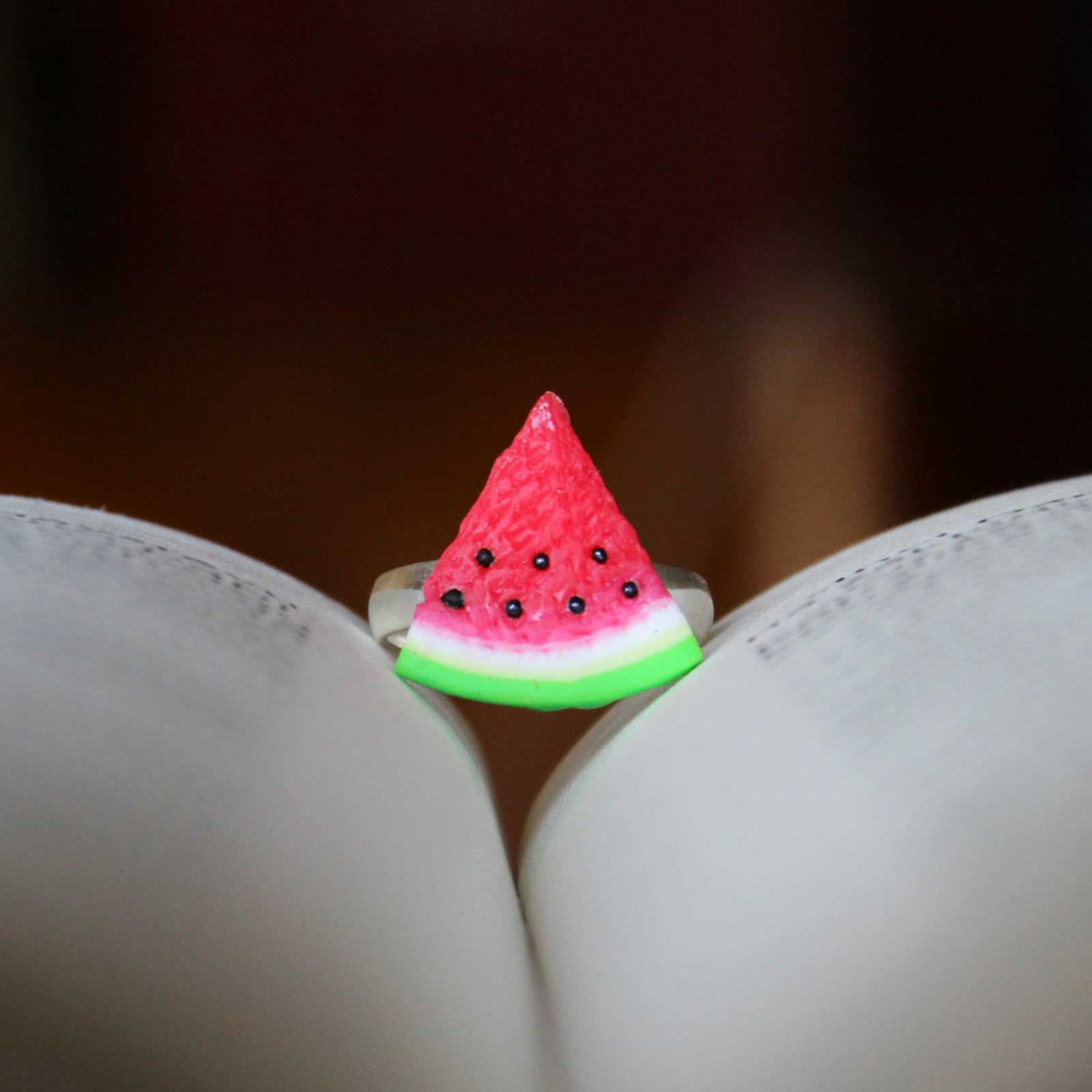 CircusMind Prsten fimo - meloun S5086